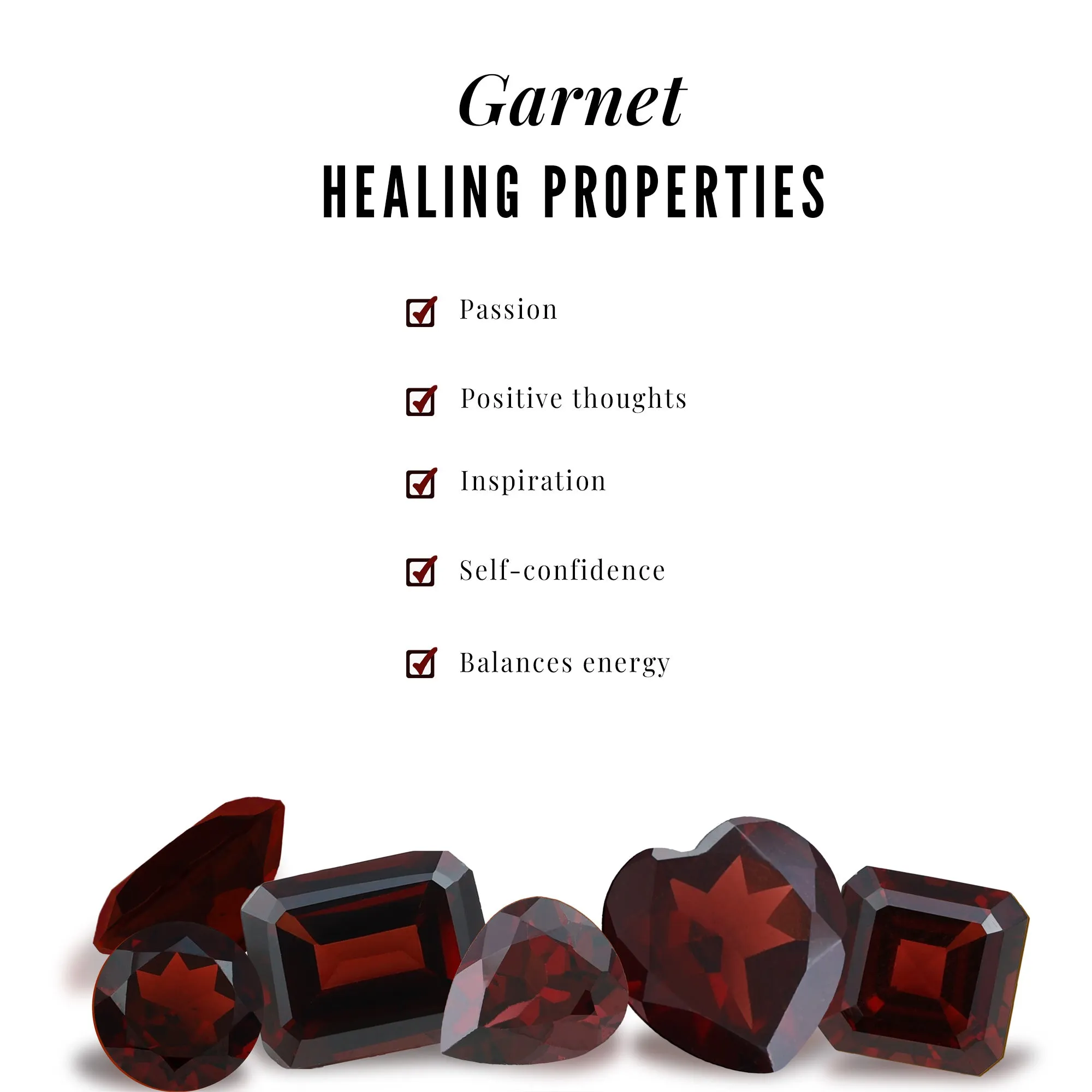 4.5 MM Natural Garnet Solitaire Stud Earrings in 8 Claw Prong Setting