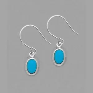 6x4 Genuine Turquoise on French Hook