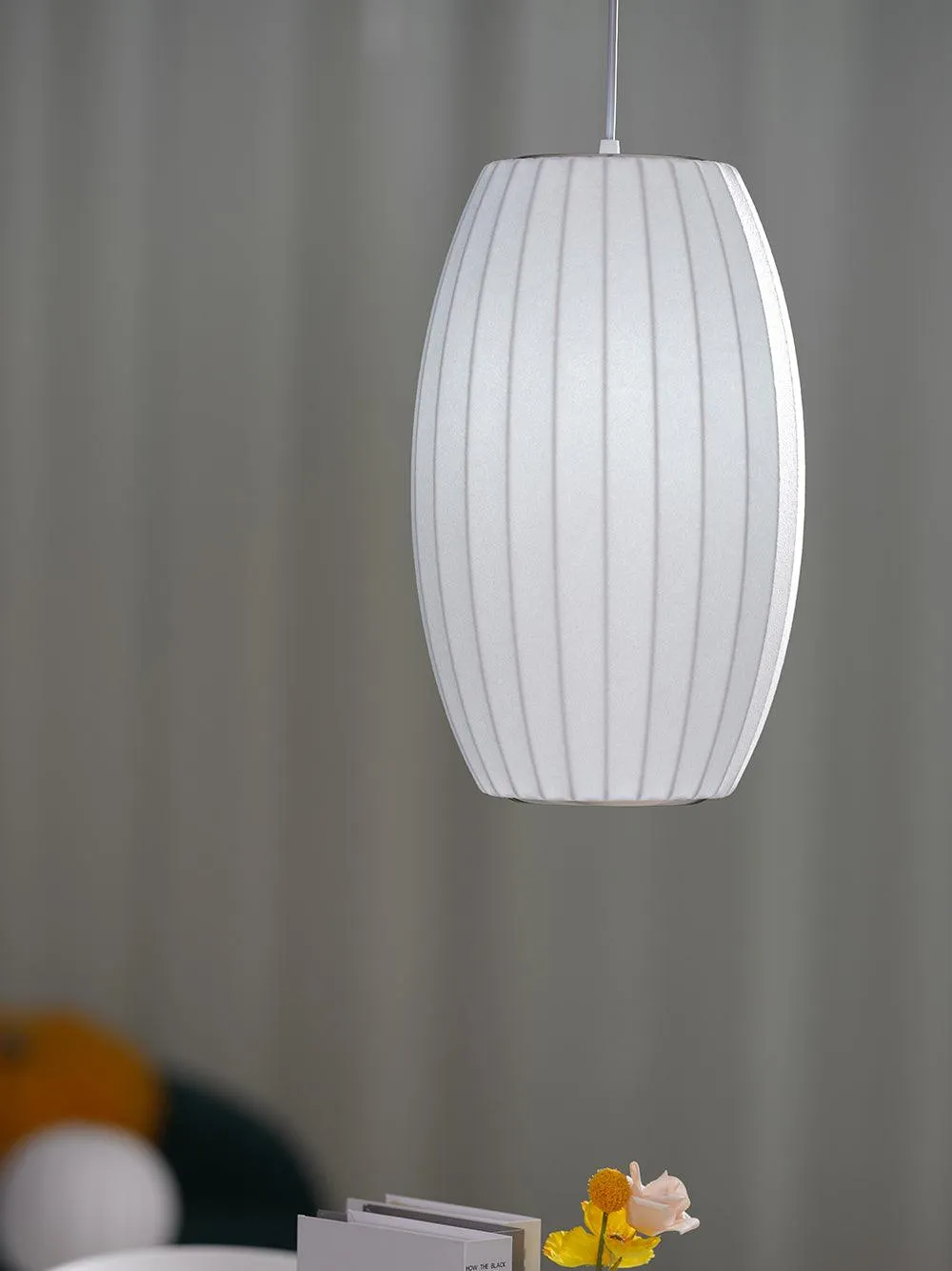 Bubble Mulberry Silk Pendant Lamp