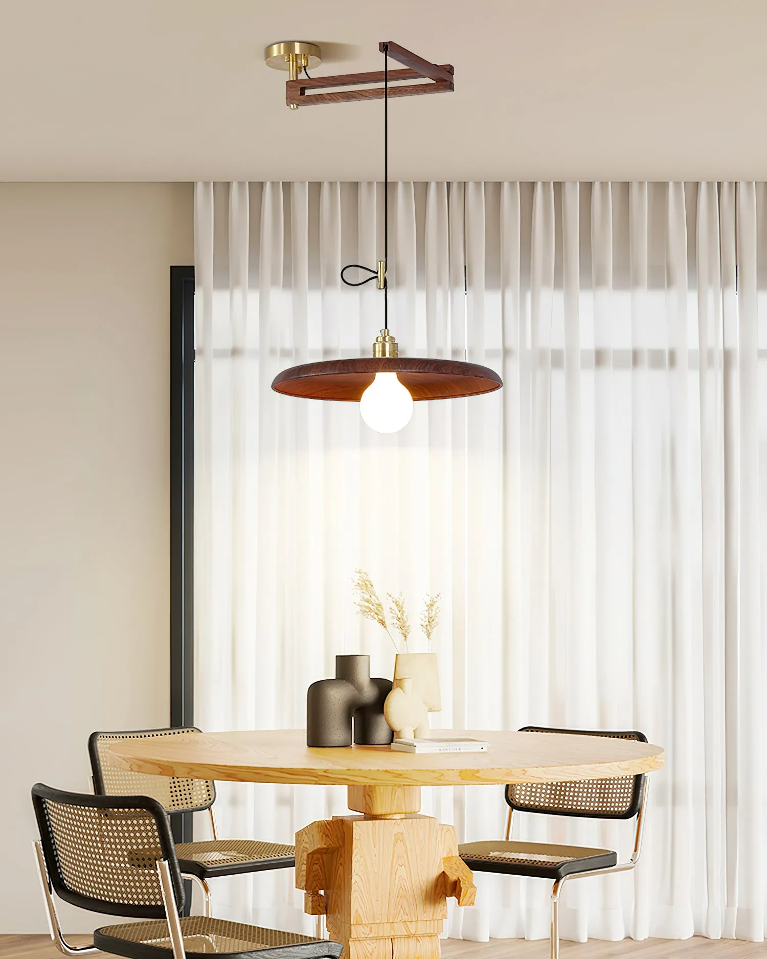 Carlyle Wood Pendant Lamp