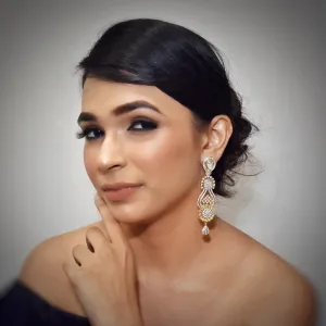 Danglers Zircon/AD Earring 8836-100
