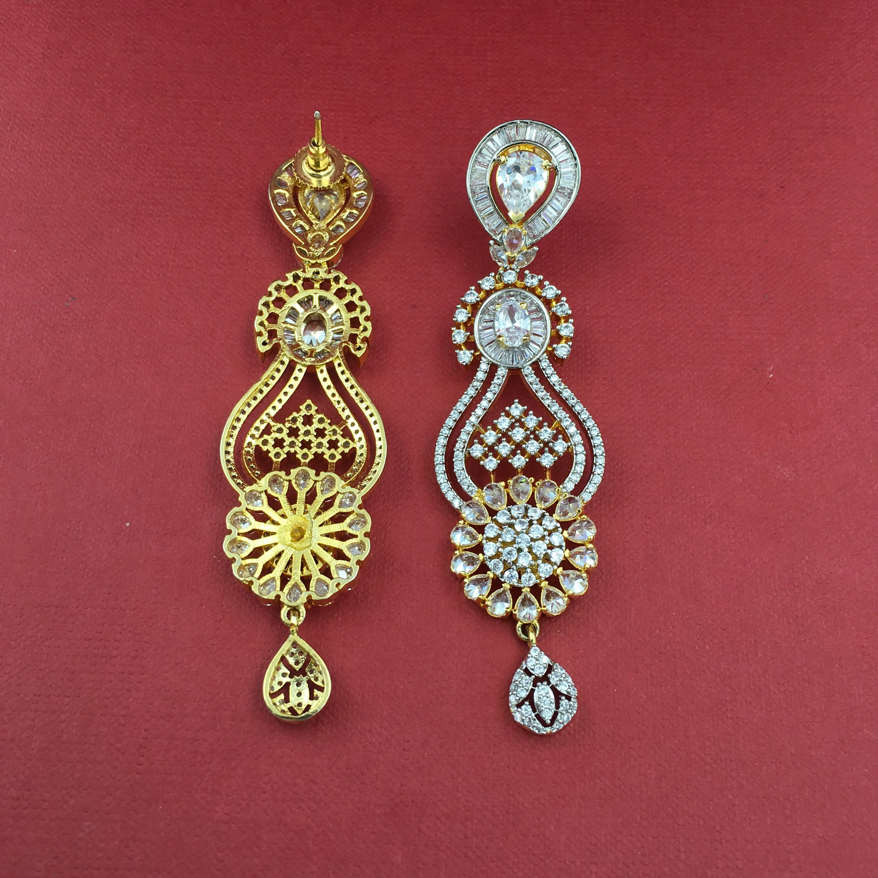 Danglers Zircon/AD Earring 8836-100