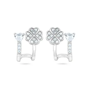 Enchanted Heart & Blossom Earrings