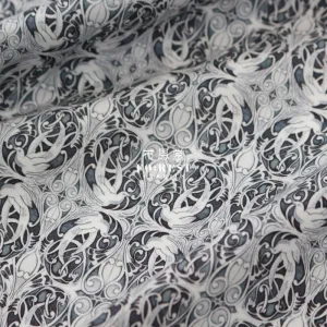 Liberty of London (Cotton Poplin Fabric) - Pewter Black