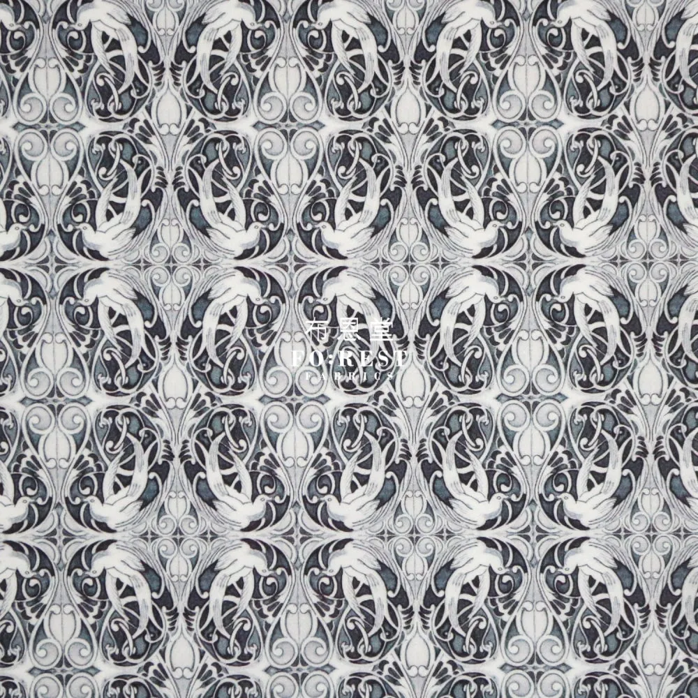 Liberty of London (Cotton Poplin Fabric) - Pewter Black