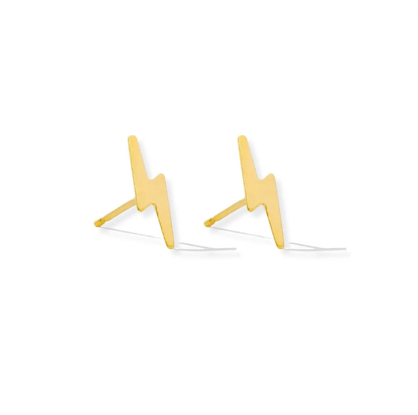 Lightning Bolt Stud Earrings