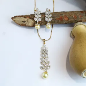 Medium Zircon/AD Pendant Set 14261-100