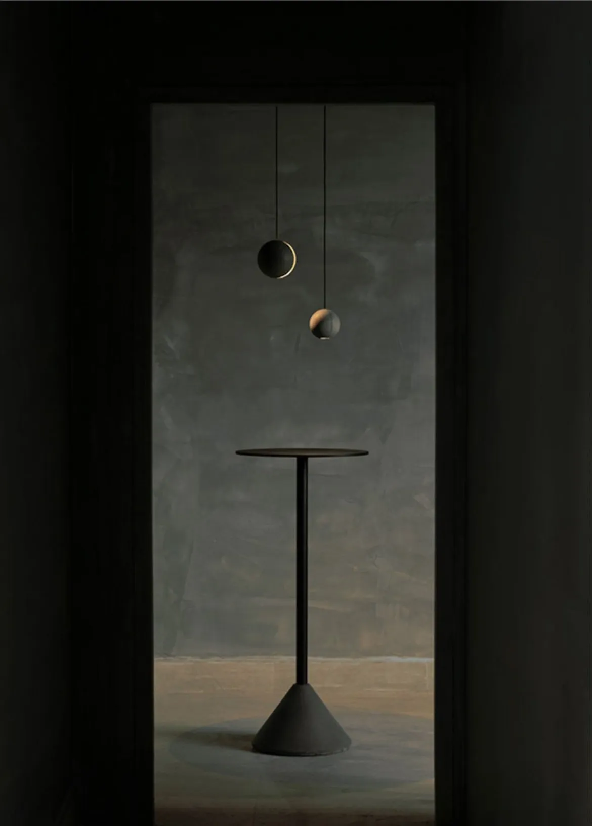 Moon Concrete Pendant Lamp