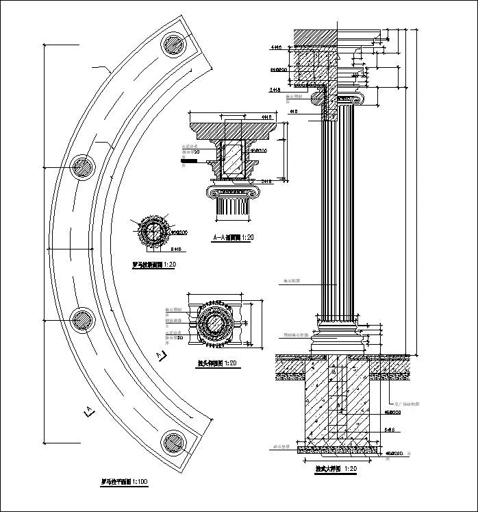 Ornamental Parts of Architecture -☆Architectural Decorative CAD Blocks☆ V.14