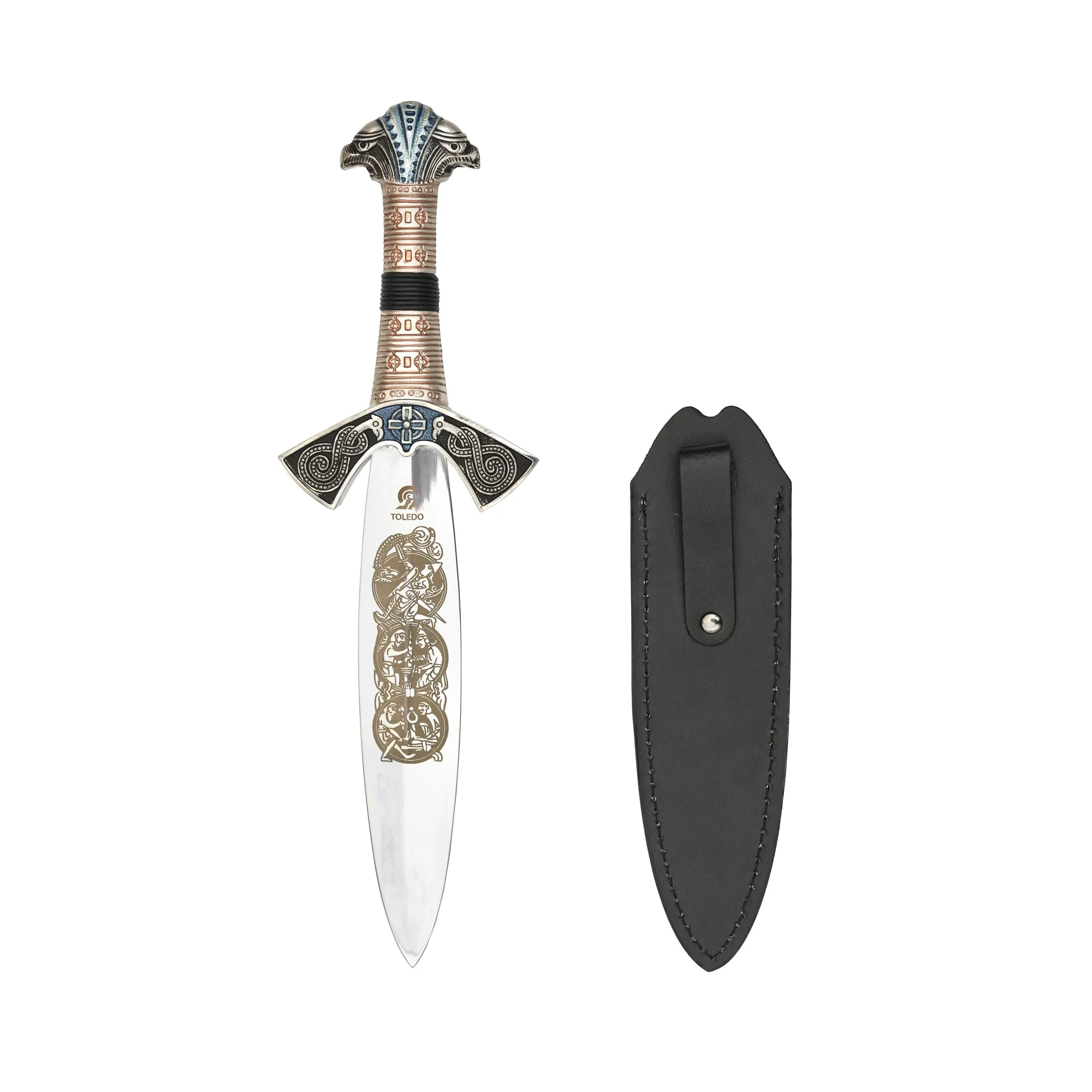 Ornamental Viking Dagger with Scabbard
