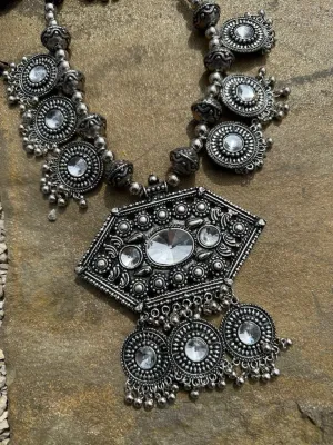 Over the Moon Necklace and Earring Set