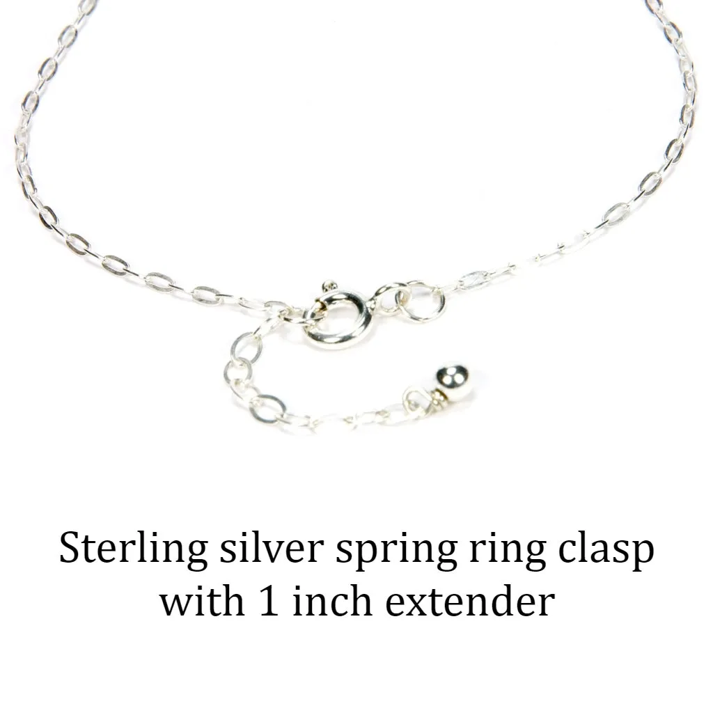 Sterling Silver Moonstone Gemstone Bracelet