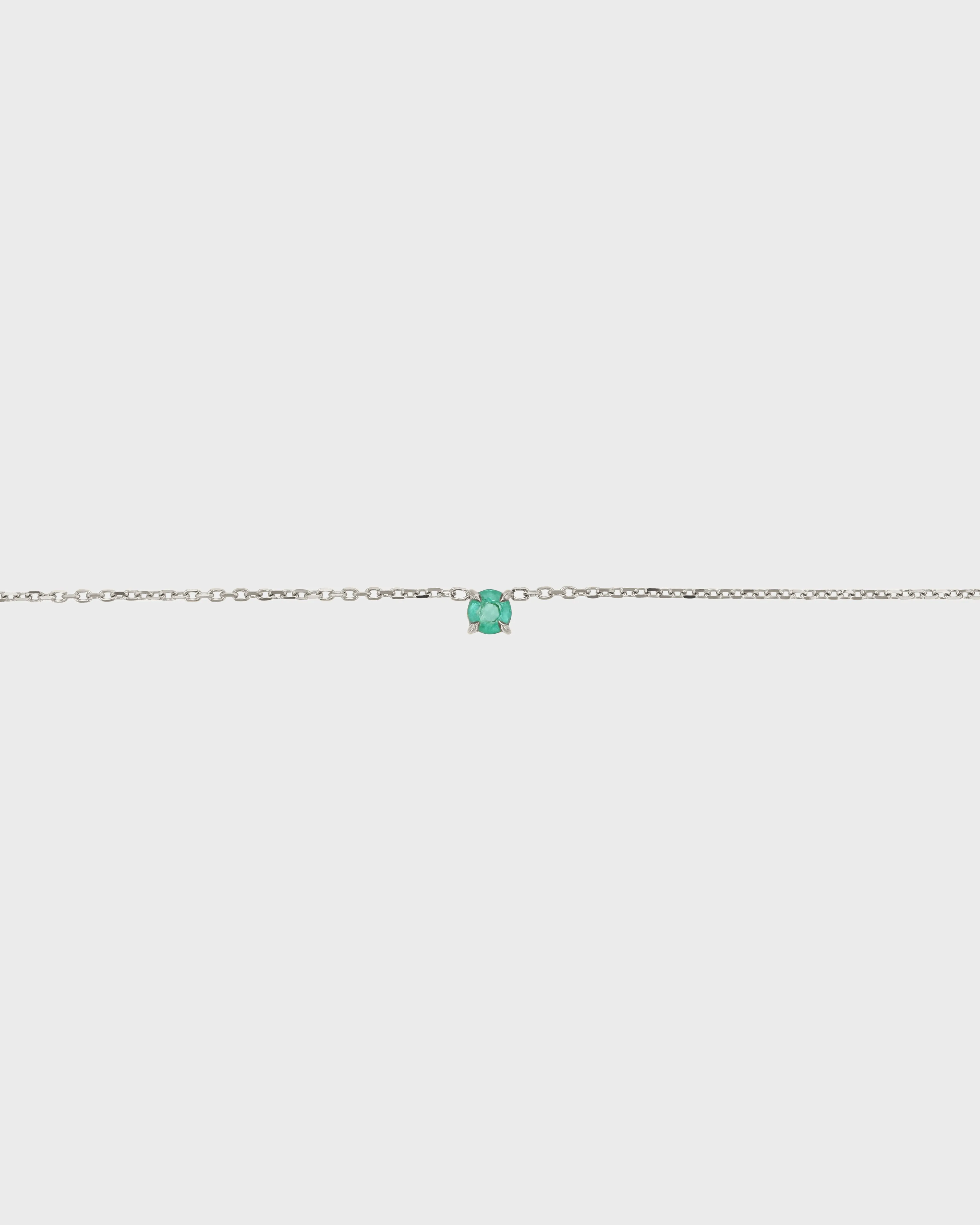 The Emerald Birthstone Bracelet
