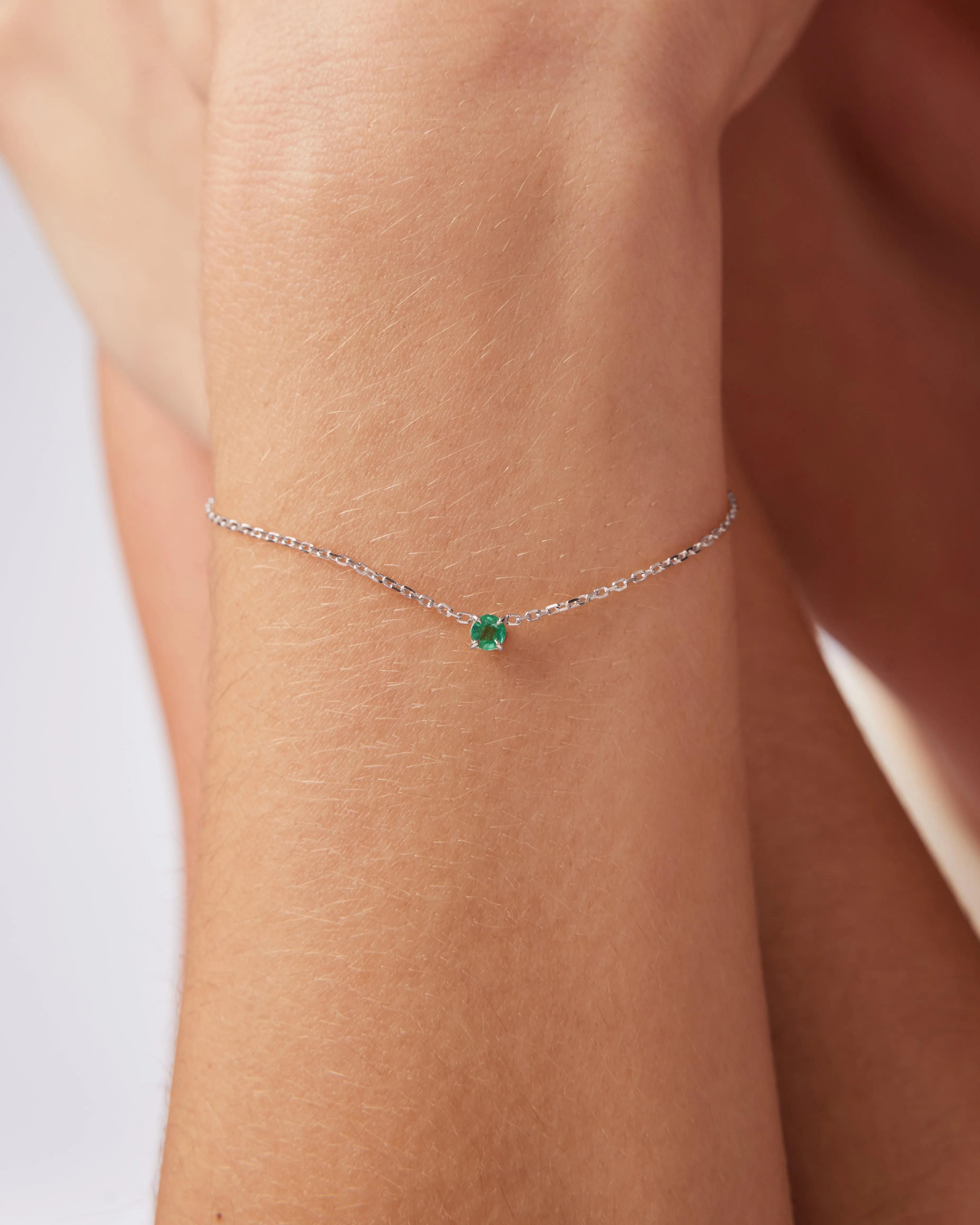The Emerald Birthstone Bracelet