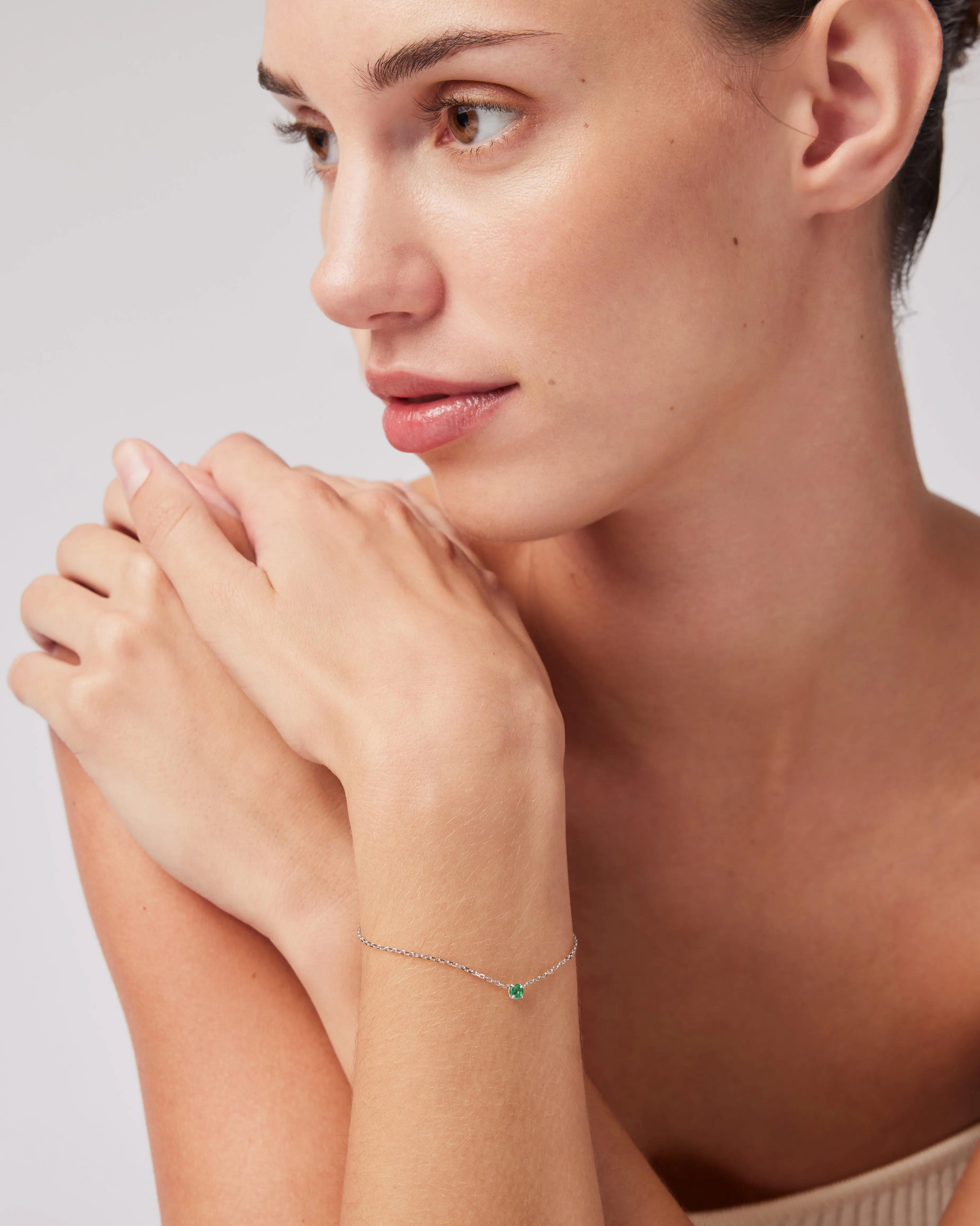 The Emerald Birthstone Bracelet