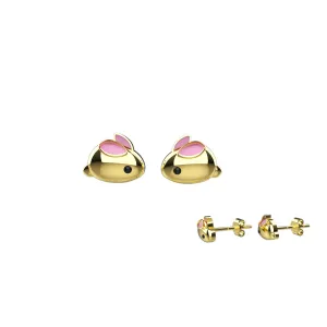 Tiny Cute Rabbit Ear Stud