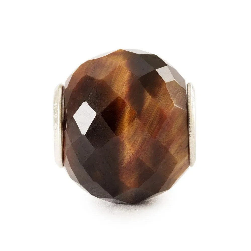 Trollbeads Round Yellow Tiger Eye Facet