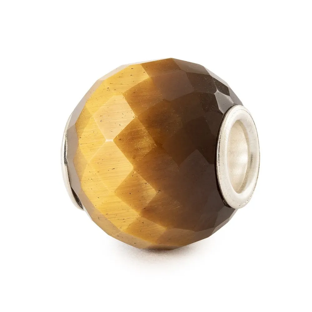 Trollbeads Round Yellow Tiger Eye Facet