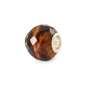 Trollbeads Round Yellow Tiger Eye Facet