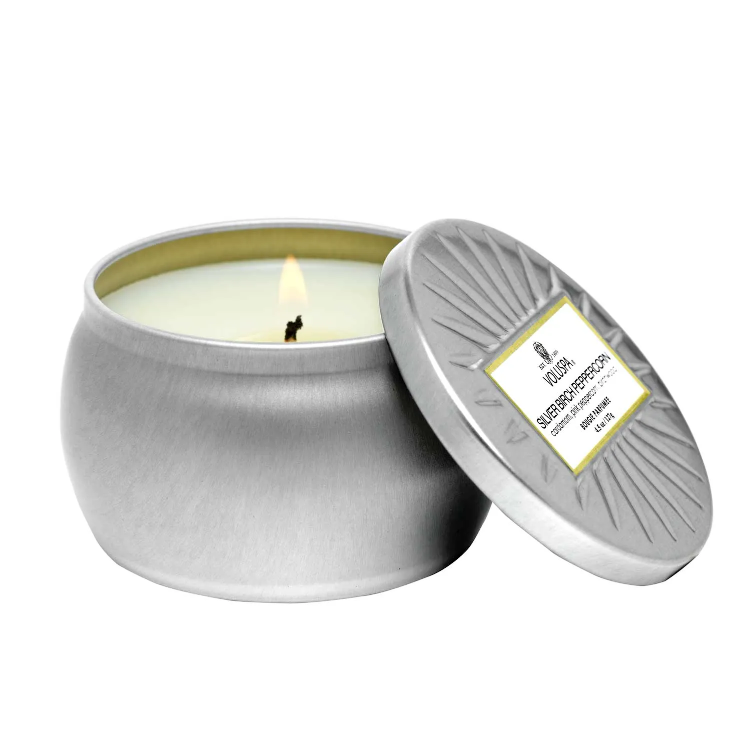 Voluspa Vermeil Petite Tin Candle 25hr