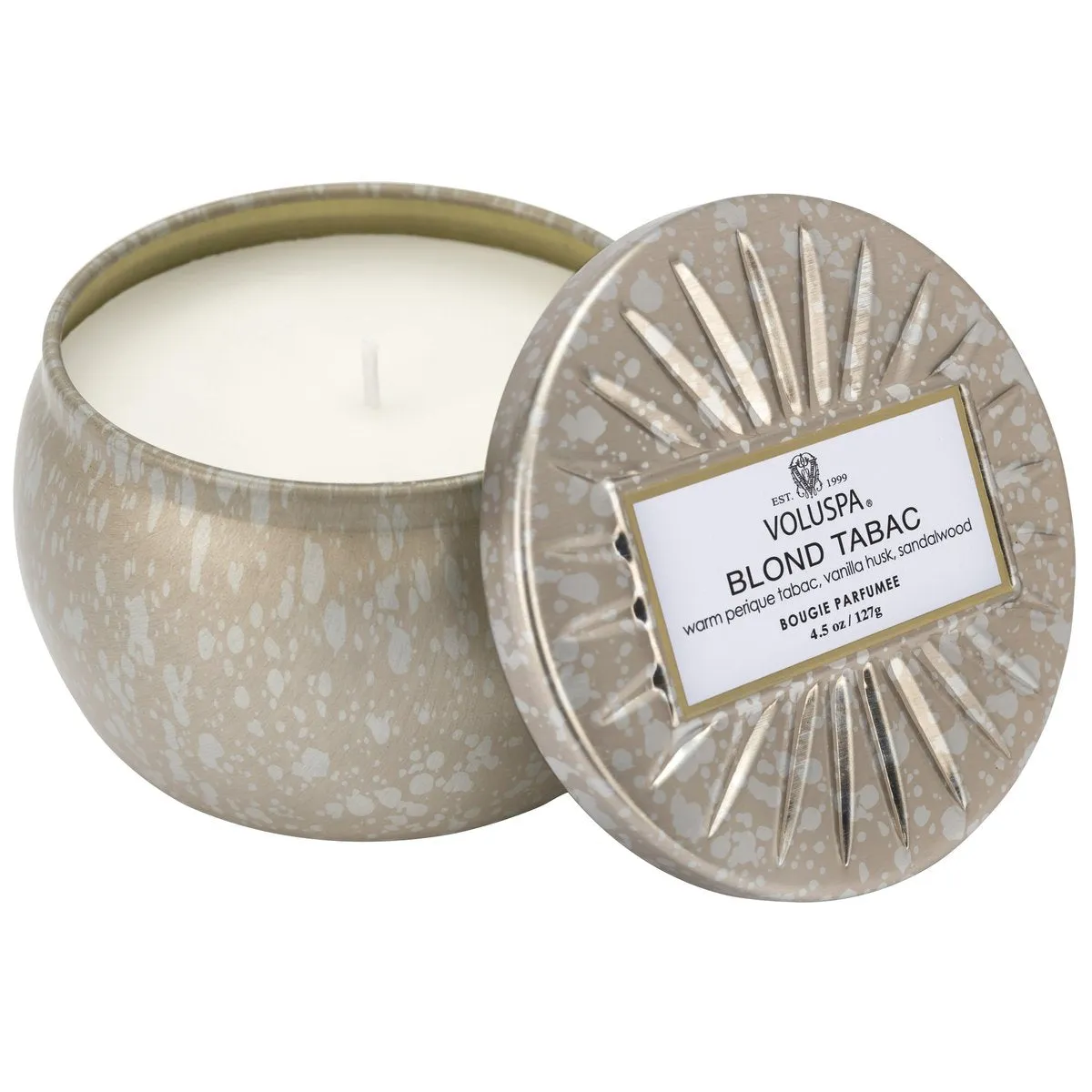 Voluspa Vermeil Petite Tin Candle 25hr